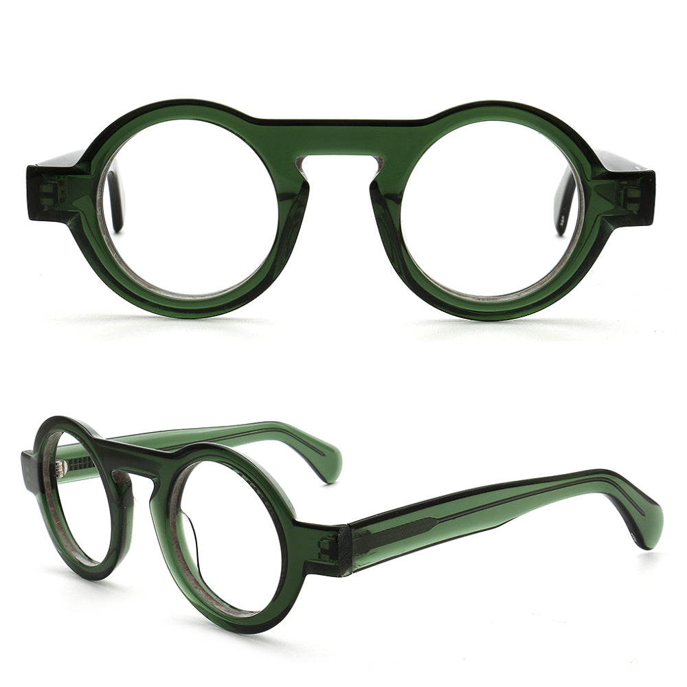 Juan | Flat Top Round Glasses Frames
