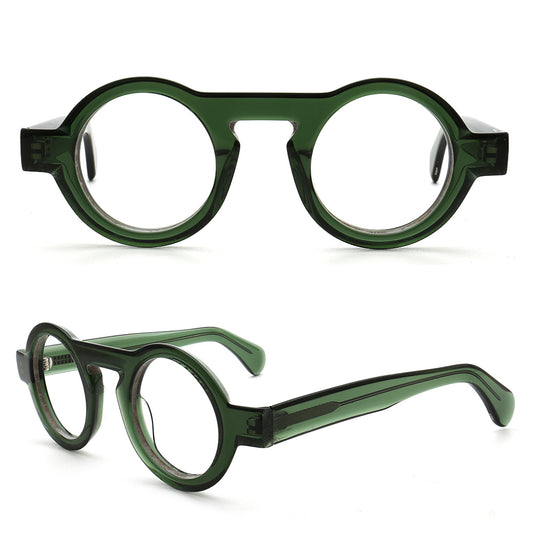Juan | Flat Top Round Glasses Frames