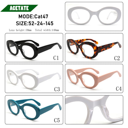 Alice | Womens Trendy Oval Glasses Frames