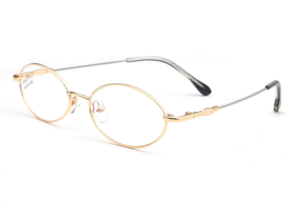 Adeline | Vintage Oval Reading Glasses Anti Blue