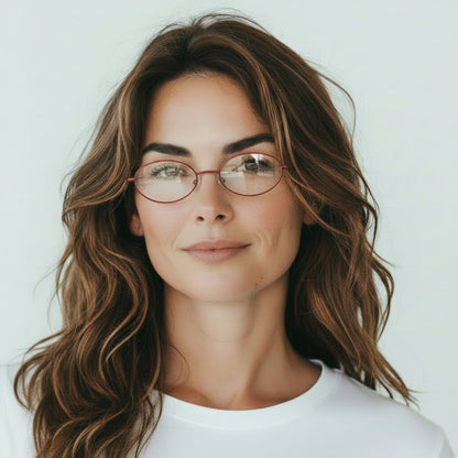Amy | Flexible Memory Metal Oval Eyewear Frames