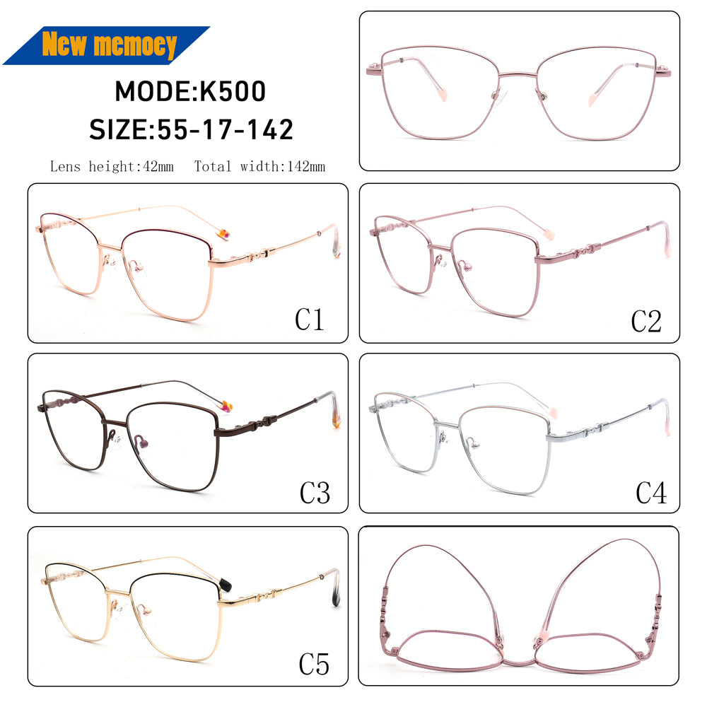 classic modern womens cat eye glasses frames bendable