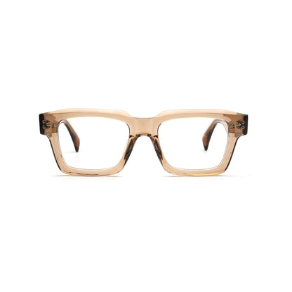 Dorian MA150 C4 transparent champagne eyeglasses front view