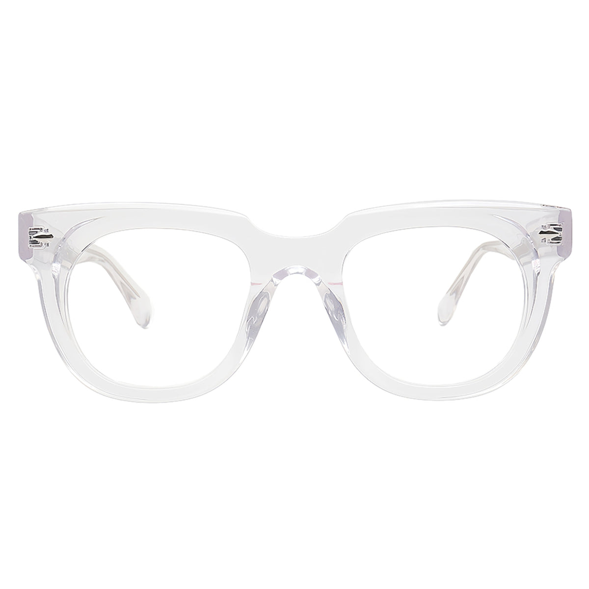 Marlow MA67 clear acetate eyeglass frames front view
