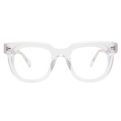 Marlow MA67 clear acetate eyeglass frames front view