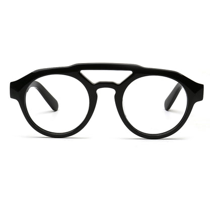 MA92 C1 black acetate eyeglasses front