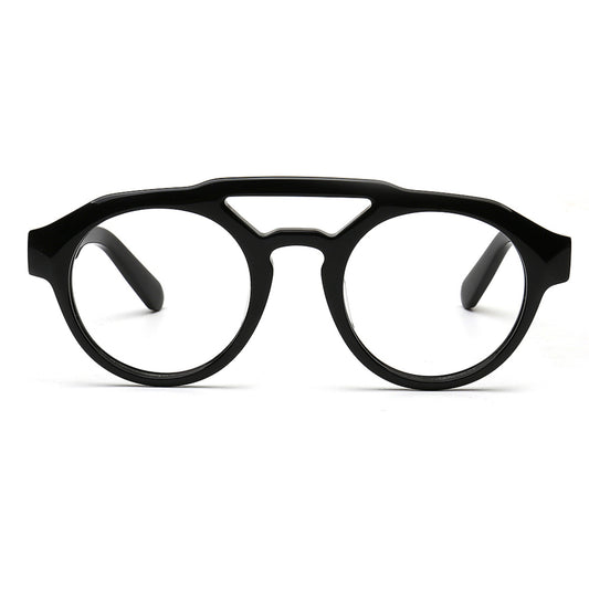 MA92 C1 black acetate eyeglasses front