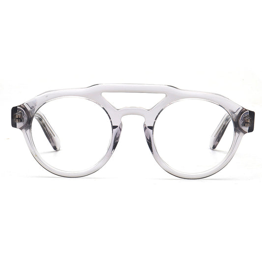 MA92 C3 clear gray acetate eyeglasses front