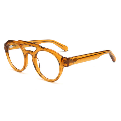 MA92 C4 amber acetate eyeglasses angle