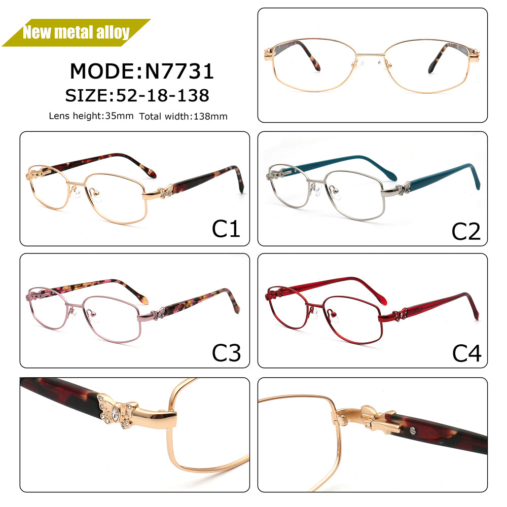 Zina | Chic Womens Oval Eyeglass Frames
