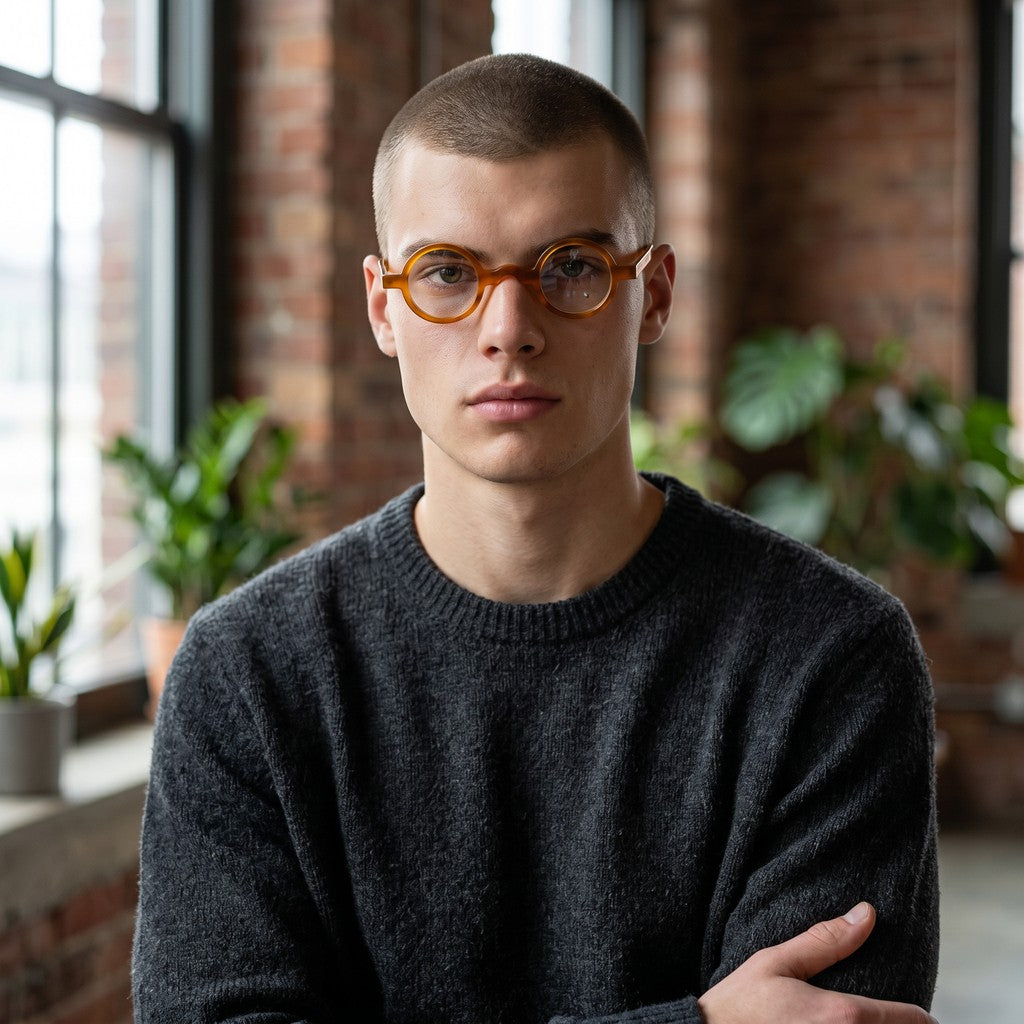 Waye | Petites montures de lunettes rondes rétro