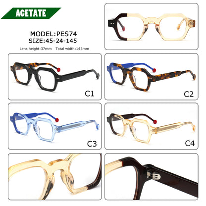 Bik | Unique Two Tone Square Optical Eyewear Frames
