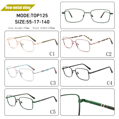 Eiden | Classic Rectangle Metal Eyewear Frames