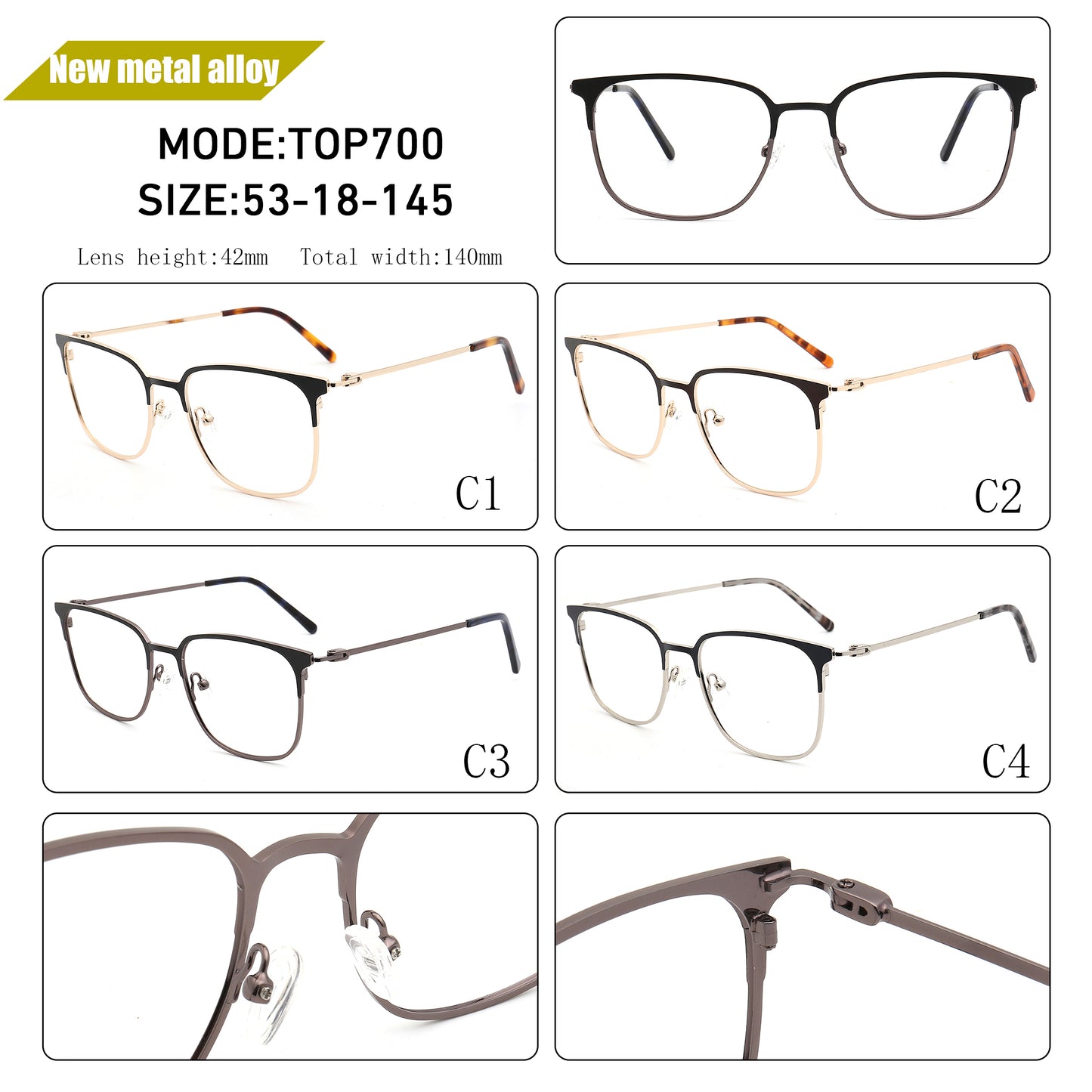 Jax | Business Square Eyewear Frames