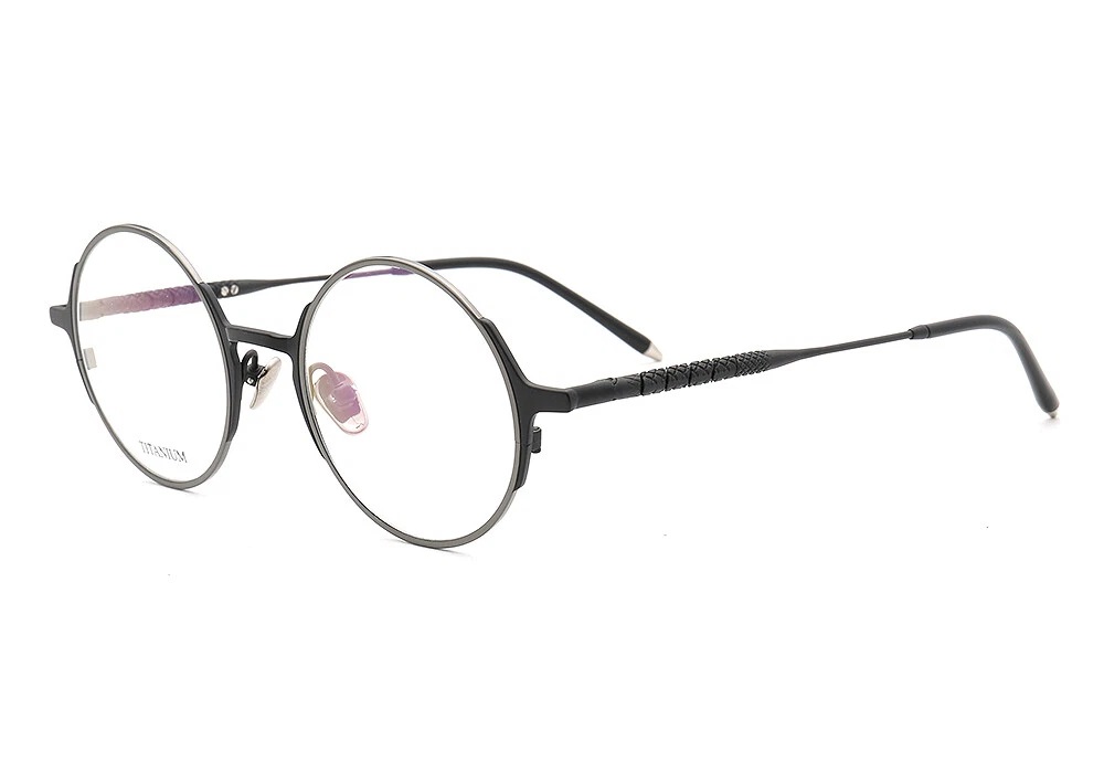 Leon | Retro Round Titanium Glasses Frames