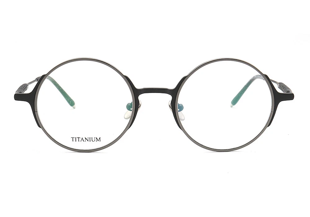 Leon | Retro Round Titanium Glasses Frames