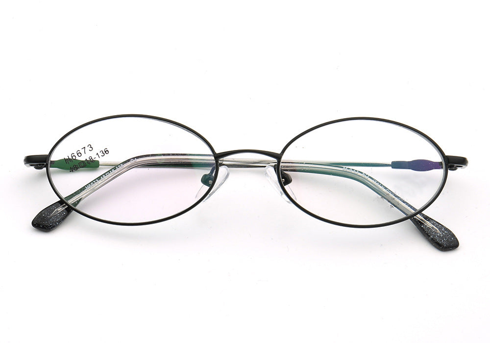 Adeline | Vintage Oval Reading Glasses Anti Blue