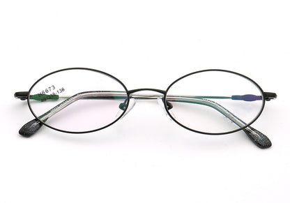 Adeline | Vintage Oval Reading Glasses Anti Blue