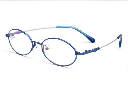 Adeline | Vintage Oval Reading Glasses Anti Blue