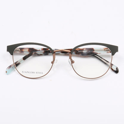 Georgia｜Stylish Women Stainless Steel Round Glasses Frames