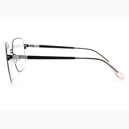 mens square glasses frames black