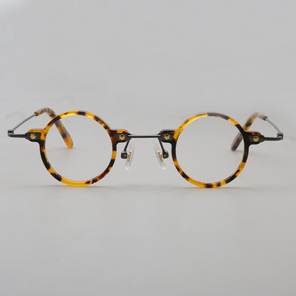 Jet | Retro Small Round Men Eyeglasses | Trendy Hipster Women Vintage Optical Glasses Frames