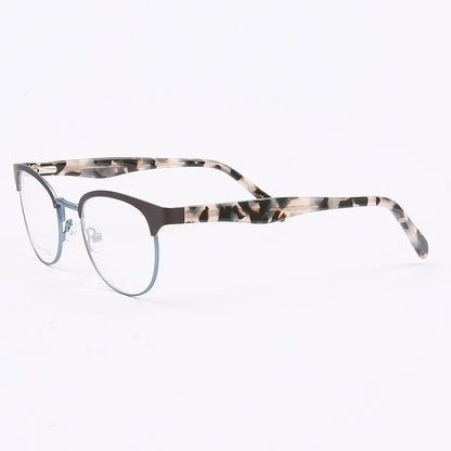 Georgia｜Stylish Women Stainless Steel Round Glasses Frames