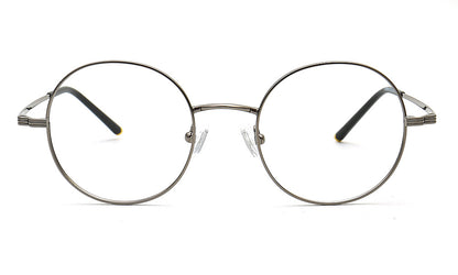 gunmetal round glasses frames