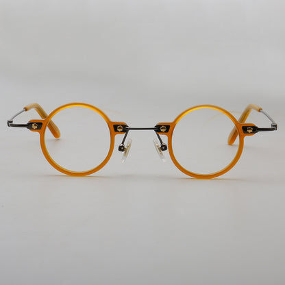 Jet | Retro Small Round Men Eyeglasses | Trendy Hipster Women Vintage Optical Glasses Frames