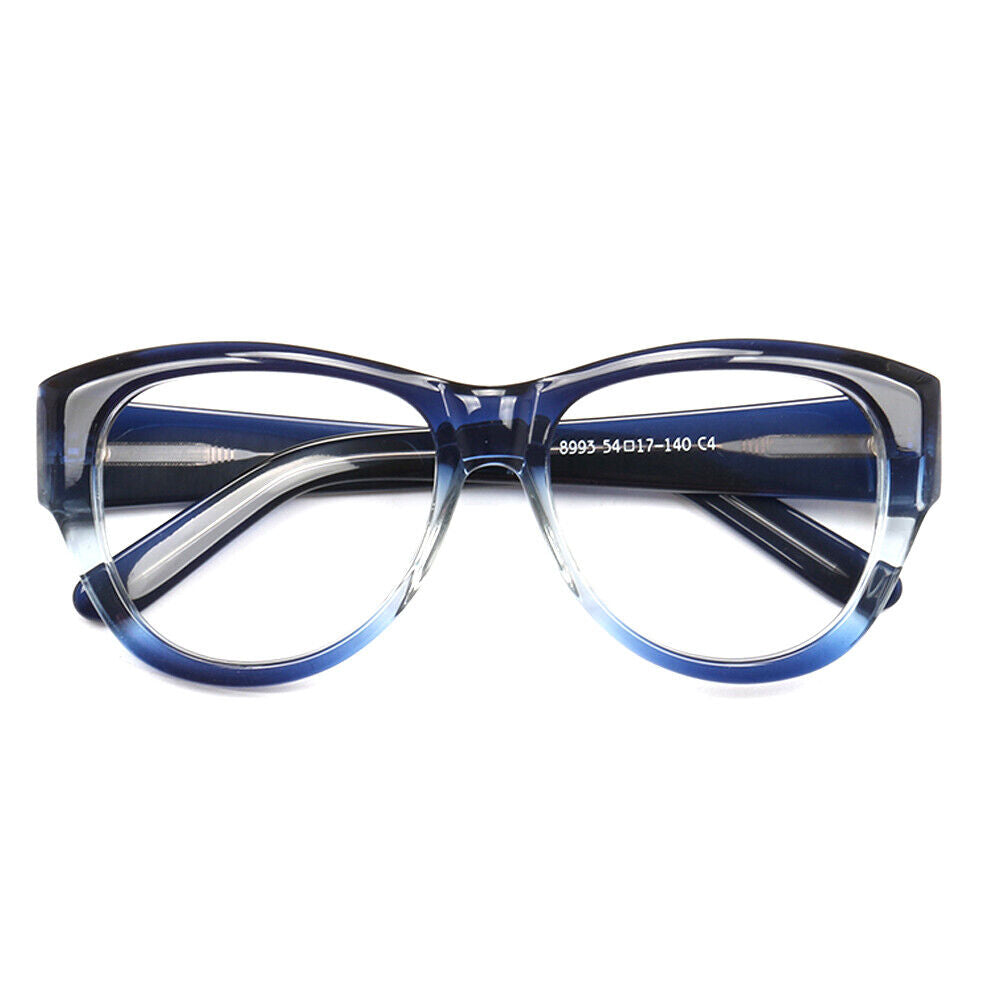 Teri | Round Gradient Glasses For Women | Colorful Full Rim Acetate Glasses