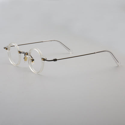 Jet | Retro Small Round Men Eyeglasses | Trendy Hipster Women Vintage Optical Glasses Frames