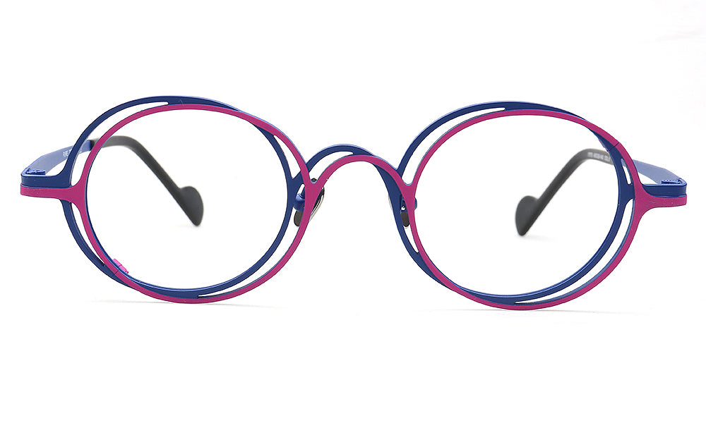 double rim funky round eyeglasses frames