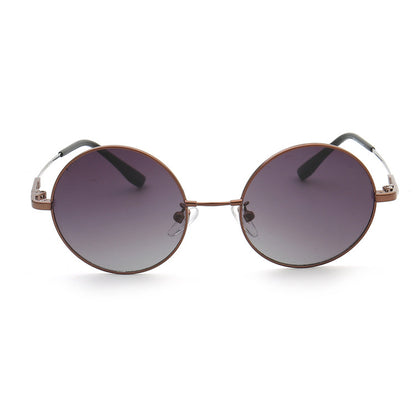 purple uv400 sunglasses round polarized for men