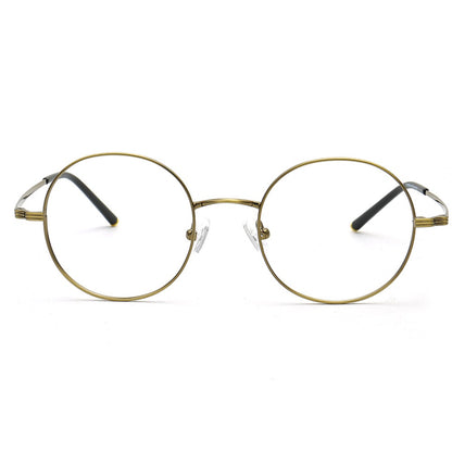 vintage bronze eyeglasses frames round 
