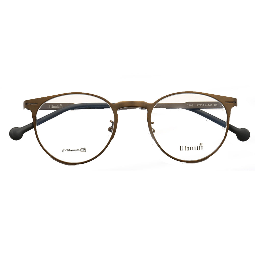 Bronze titanium eyewear frames
