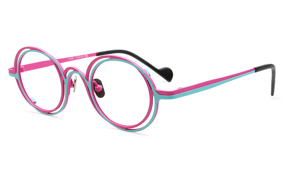 round eyeglasses frames titanium fashionable
