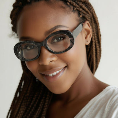 Jiva | Stylish Women Oval Glasses Frames