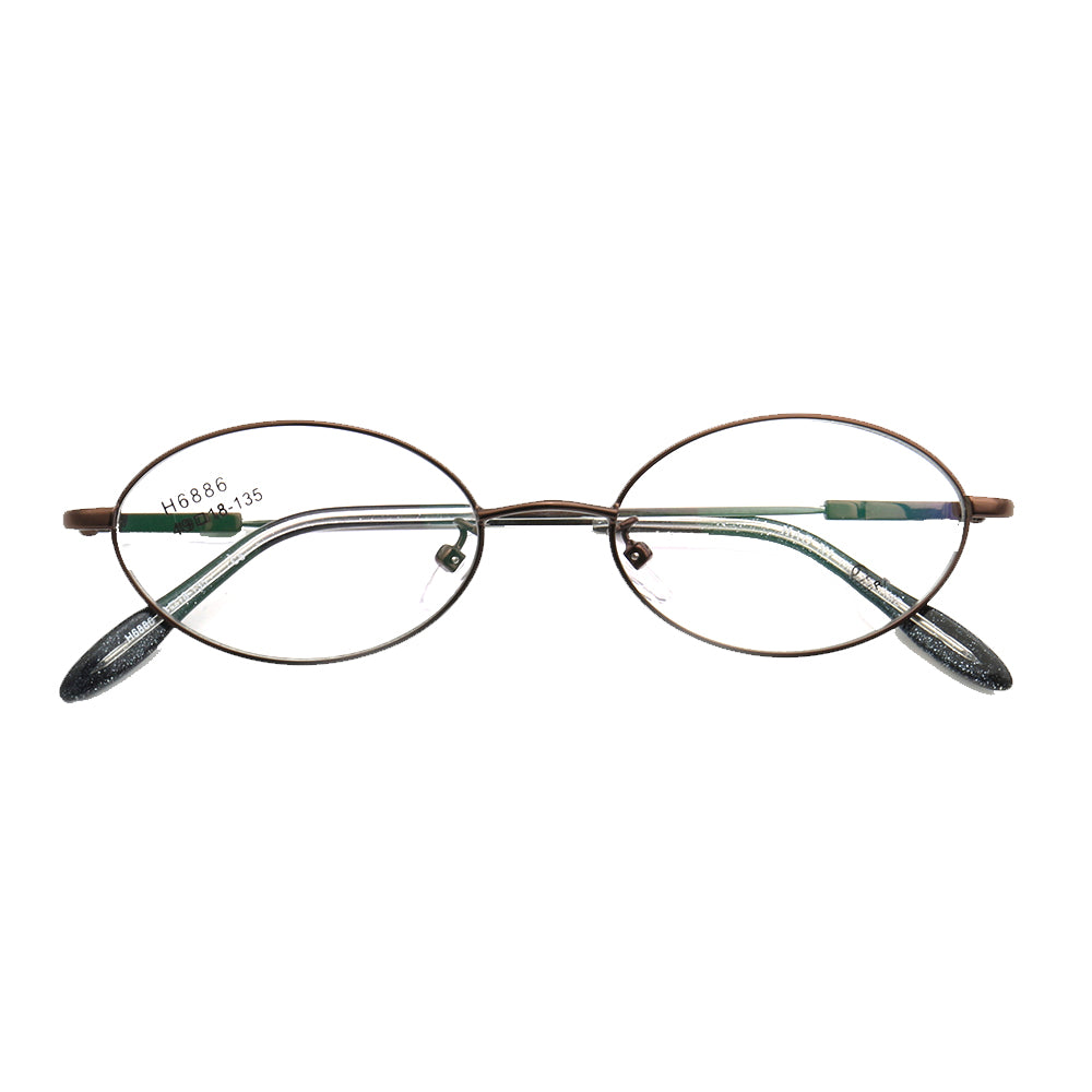 Amy | Flexible Memory Metal Oval Eyewear Frames