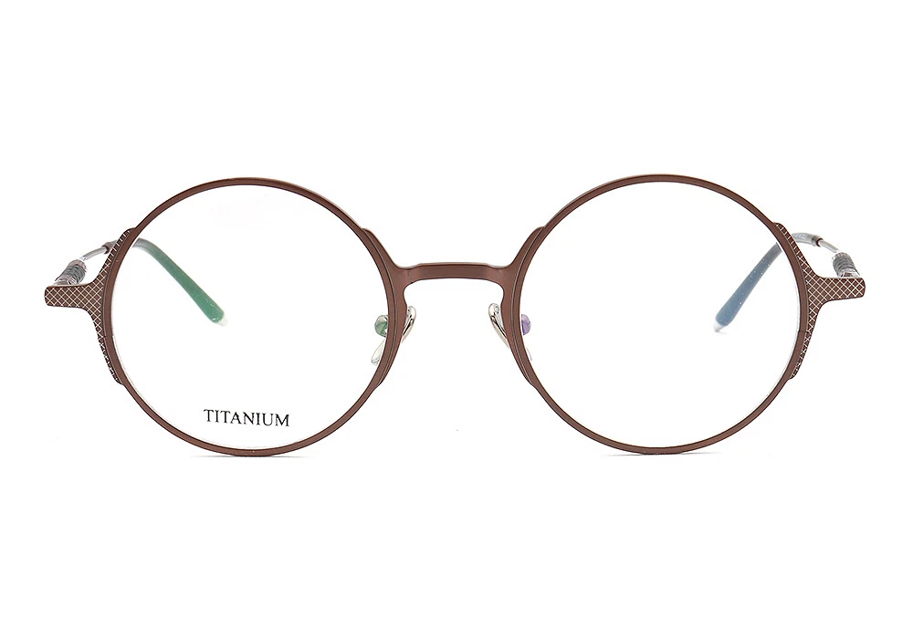 Leon | Retro Round Titanium Glasses Frames