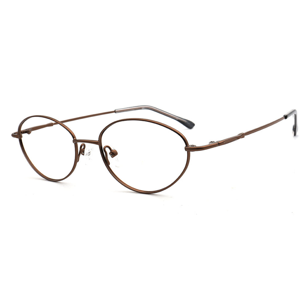 Lisa | Womens Oval Flexible Memory Metal Glasses