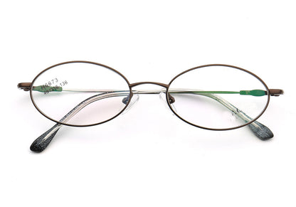 Adeline | Vintage Oval Reading Glasses Anti Blue