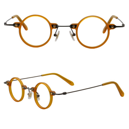 Jet | Retro Small Round Anti Blue Light Reading Glasses