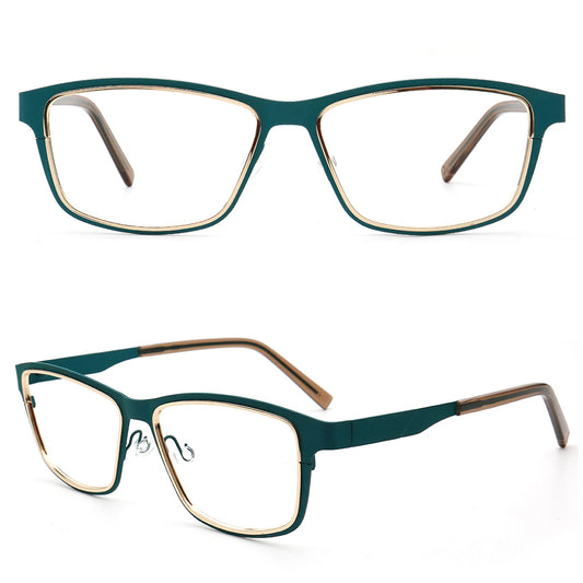 Garrett | Business Rectangle Metal Eyewear Frames