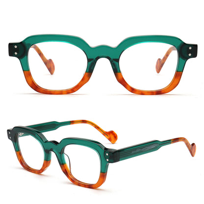 Breeze | Retro Two Tone Square Glasses Frames