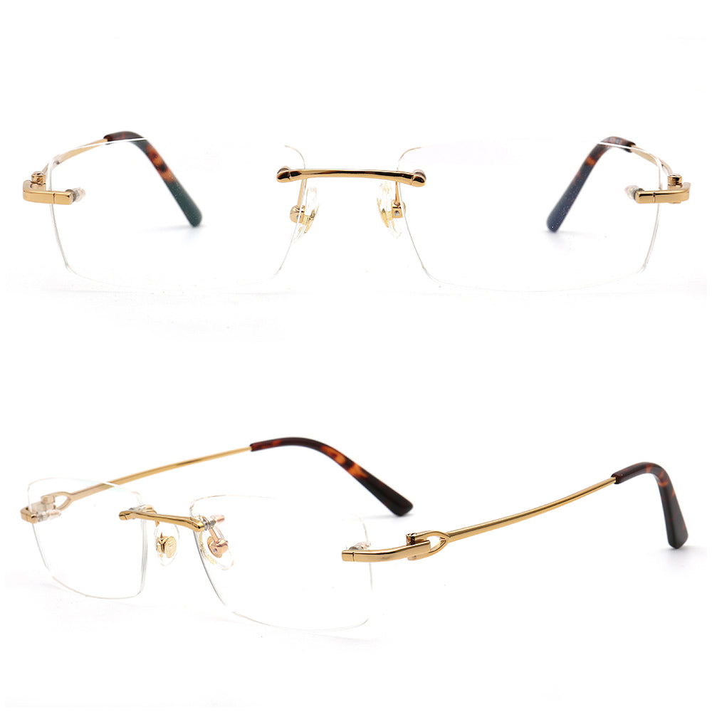 Vista | Business Titanium Rimless Eyeglass Frames