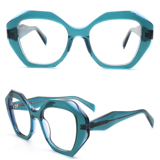 Geometric womens glasses frames