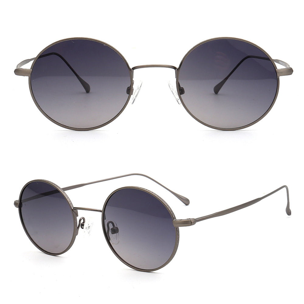 Atlas｜Classic Round Metal Polarized Sunglasses UV400