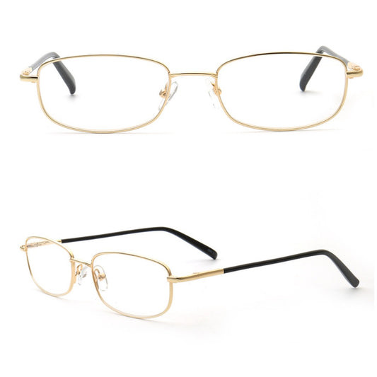 gold reading glasses mens