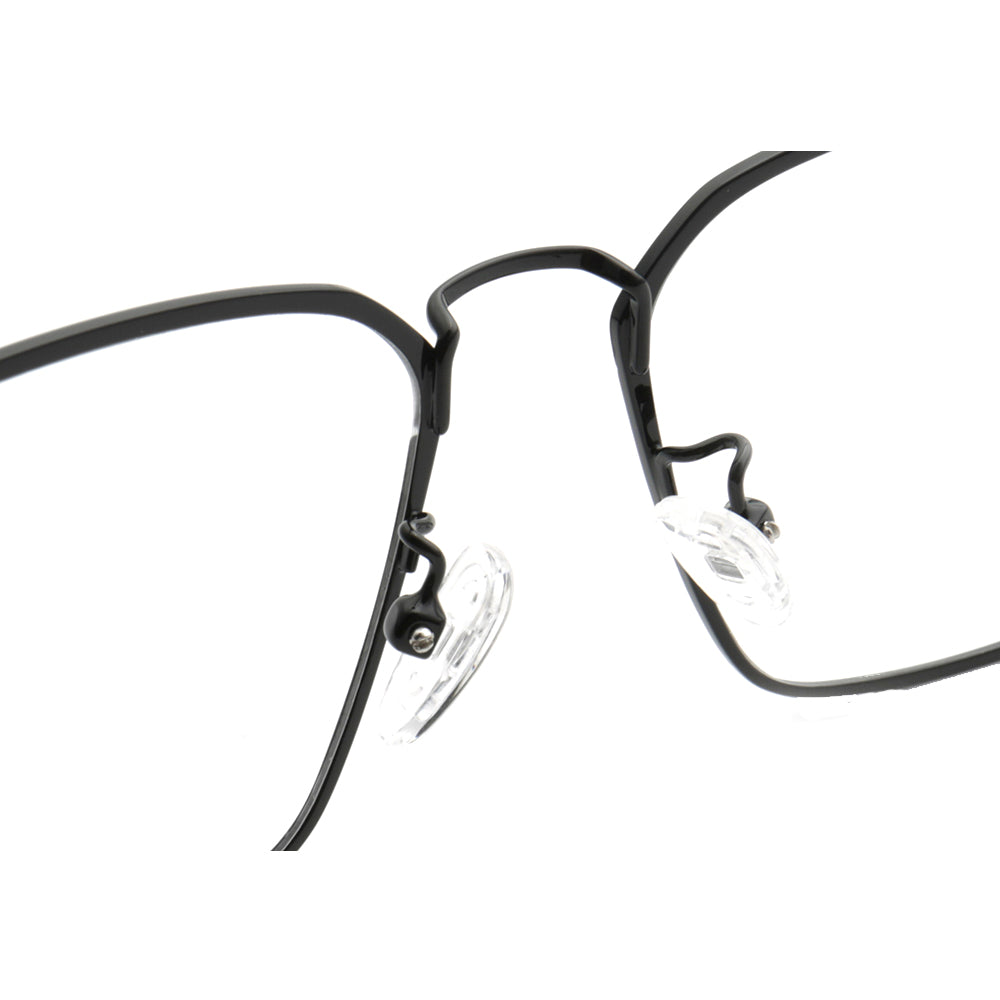 West | Modern Metal Full Rim Unisex Glasses | Thin Metal Frame w/ Business Design