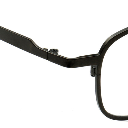 Nash | Monturas cuadradas de titanio para gafas de los años 80 para hombre